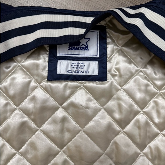 Starter • Boston Red Sox Vintage Varsity Style Satin Full Snap Jacket - Picture 9 of 14